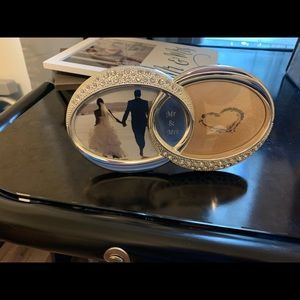 Mr. and Mrs. silver wedding frame